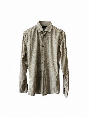 DUCHAMP Tailored‎ Fit Mens Shirt 16"
Brown White Checkered 100% Cotton
NWOT